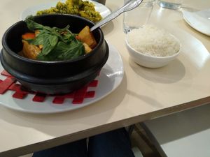 King Oyster Hot Pot at VeGreen in Duluth