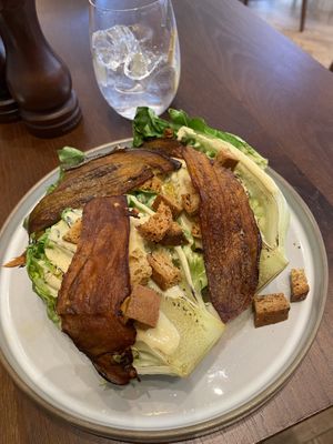 Cesar salad at Plants by Deliciously Ella in London