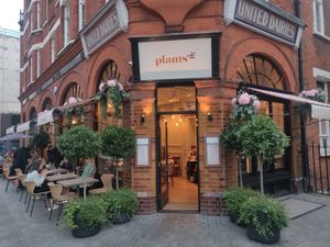 outside at Plants by Deliciously Ella in London