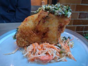 Cauliflower schnitzel at Plants by Deliciously Ella in London