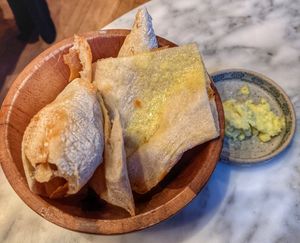Sourdough Flatbread at Plants by Deliciously Ella in London