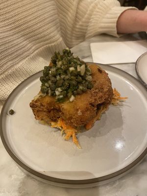 Cauliflower schnitzel - main dish   at Plants by Deliciously Ella in London