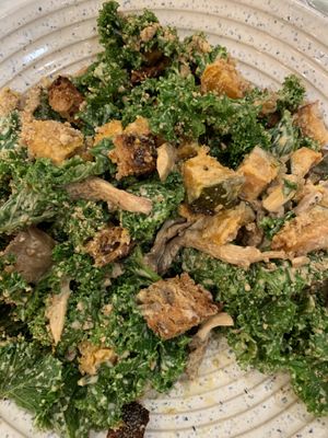 Kale salad  at Plants by Deliciously Ella in London