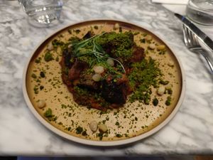 Crispy tempura aubergine at Plants by Deliciously Ella in London