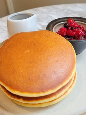 Vanilla pancakes at Plants by Deliciously Ella in London