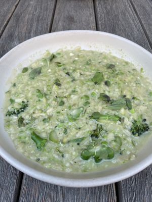 Spring risotto  at Plants by Deliciously Ella in London