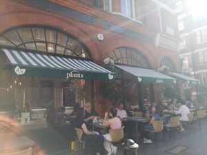 Outside at Plants by Deliciously Ella in London