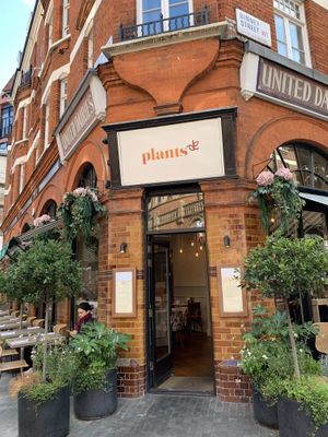 Front entrance  at Plants by Deliciously Ella in London