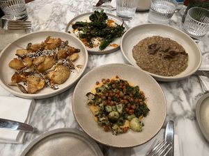 Some of the dishes   at Plants by Deliciously Ella in London