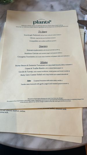 Food Menu   at Plants by Deliciously Ella in London