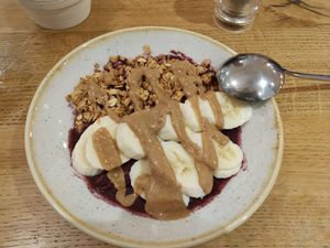 Açai bowl at Plants by Deliciously Ella in London