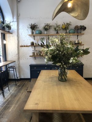 Quiet morning; inside ground floor ❤️ at Plants by Deliciously Ella in London