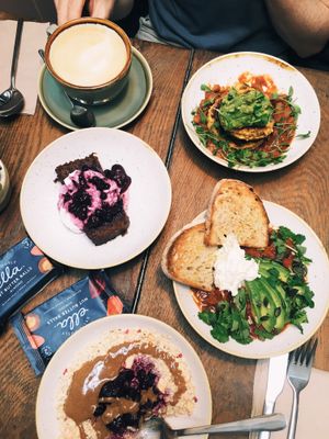 Breakfast at Plants by Deliciously Ella in London