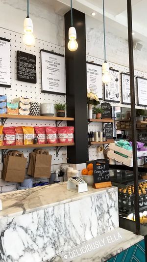 counter at Plants by Deliciously Ella in London