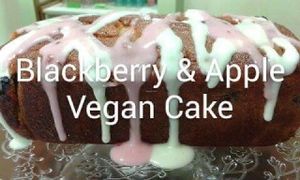 Apple & Blackberry Vegan Cake at Boo-Tea-Licious Tea Rooms in Paphos