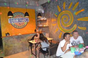 cosy interior at The Coffee Stop at Burrito Hut in Koh Phangan