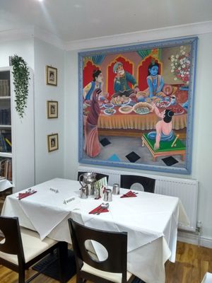 Seating area at HealthyWealthy in North London