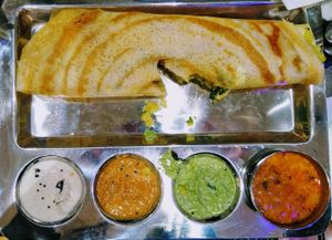 Masala dosa at HealthyWealthy in North London