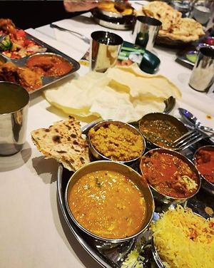 grand thali at HealthyWealthy in North London