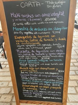 Carta at Vía-Organica in Tenerife