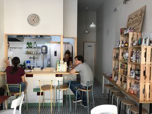 local agradable, buen servicio y variedad at Vía-Organica in Tenerife