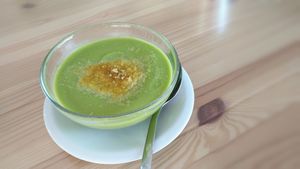 Vegetable Soup at Vía-Organica in Tenerife