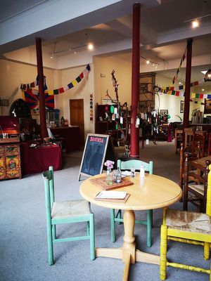 Inside Santosa at Santosa Wellness Centre Cafe in Edinburgh