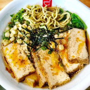 Vegan Hippie Ramen with Extra Tofu at Tatsu Ramen - Melrose in Los Angeles