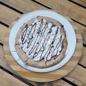 Dessert pizza at Picky Wops in South West London