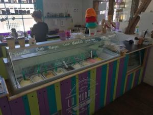 It offers some vegan icecream at La Morada Alegre in Valparaiso