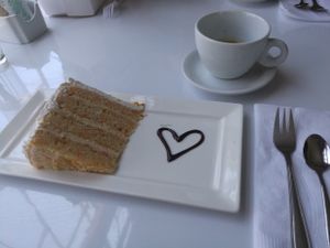 Vegan Carrot Orange Cake at La Morada Alegre in Valparaiso