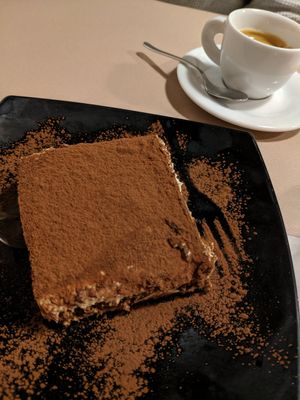 Tiramisu at La Tecia Vegana in Venice