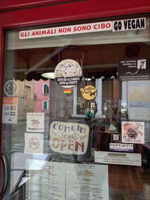 All vegan at La Tecia Vegana in Venice