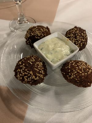 Felafel at La Tecia Vegana in Venice