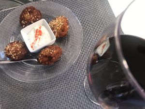 Falafel  at La Tecia Vegana in Venice