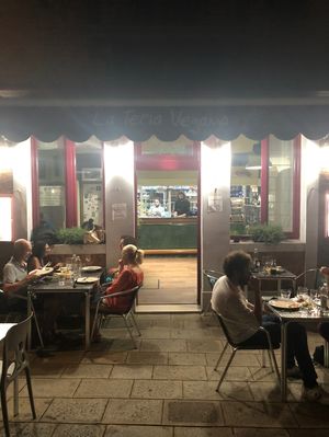 Outside  at La Tecia Vegana in Venice