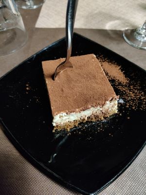 Tiramisu at La Tecia Vegana in Venice