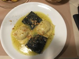 Ravioli  at La Tecia Vegana in Venice