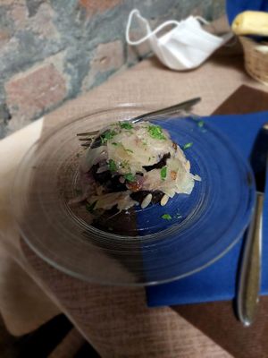 Aubergine "Saor" at La Tecia Vegana in Venice