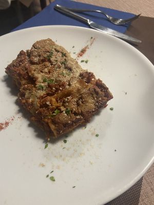 Lasagne  at La Tecia Vegana in Venice