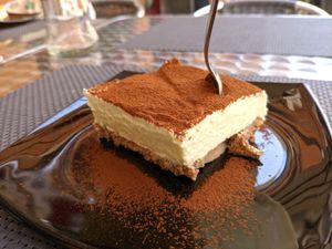 Tiramisu at La Tecia Vegana in Venice