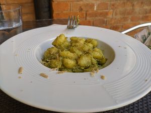Gnocchi at La Tecia Vegana in Venice
