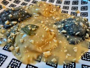 Ravioli  at La Tecia Vegana in Venice