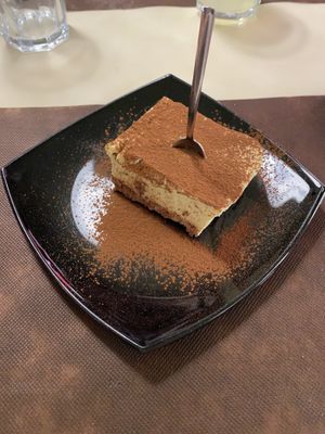 Tiramisu  at La Tecia Vegana in Venice