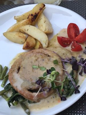 Seitan roast  at La Tecia Vegana in Venice