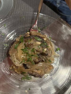 Melanzane in saor  at La Tecia Vegana in Venice