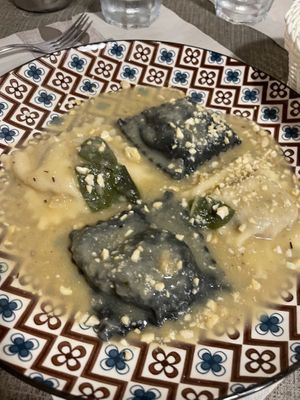 Ravioli  at La Tecia Vegana in Venice