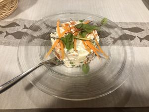 Russian Salad  at La Tecia Vegana in Venice