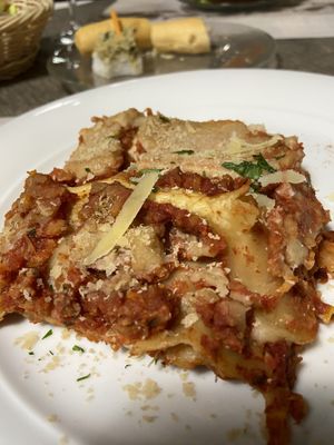 Lasagna   at La Tecia Vegana in Venice