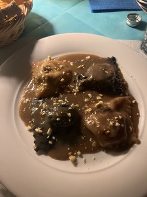 Ravioli   at La Tecia Vegana in Venice